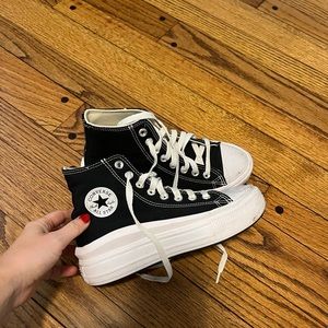 BLACK PLATFORM CONVERSE